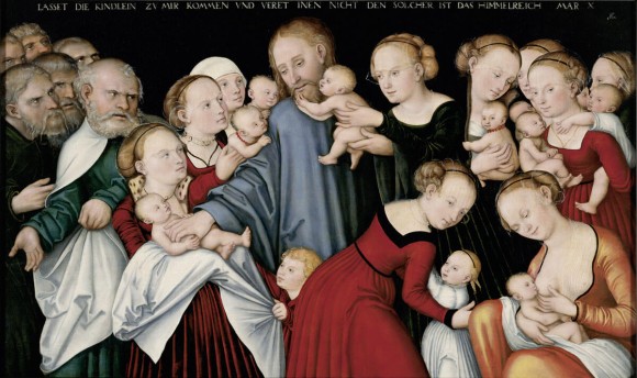 Lucas Cranach d. Ä., Christus segnet die Kinder